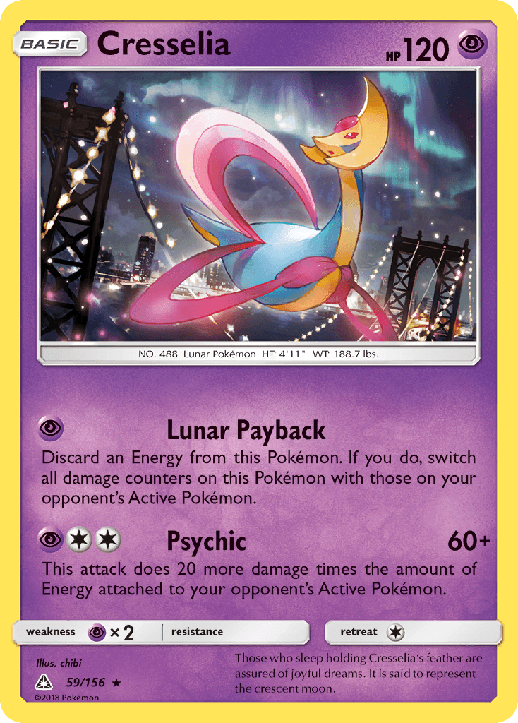 Cresselia [Reverse Holo]