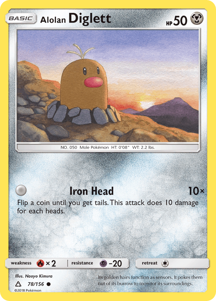 Alolan Diglett [Reverse Holo]