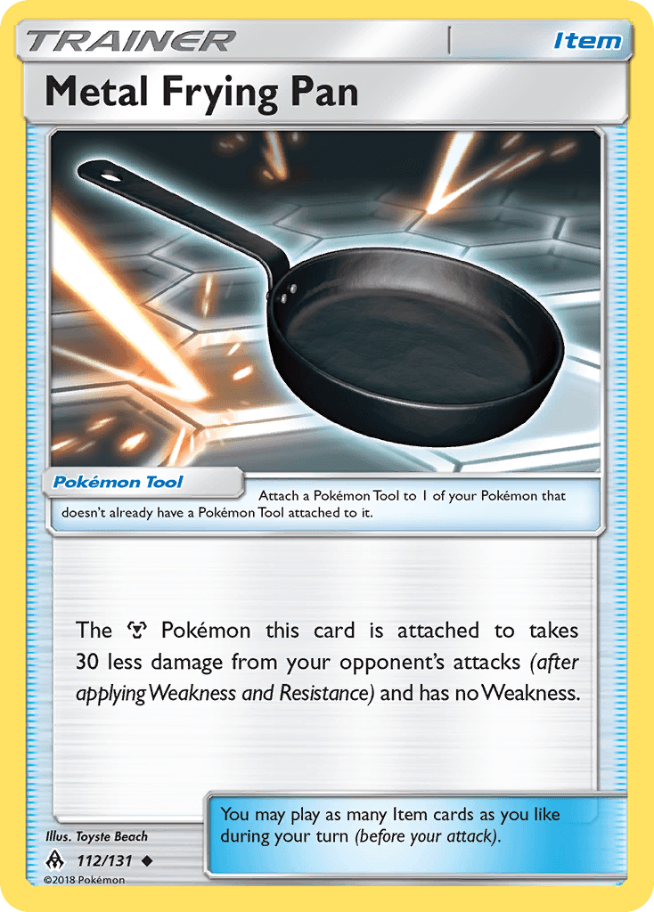 Metal Frying Pan [Reverse Holo]