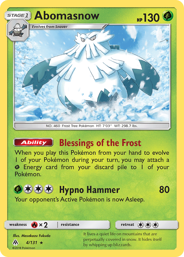 Abomasnow [Reverse Holo]
