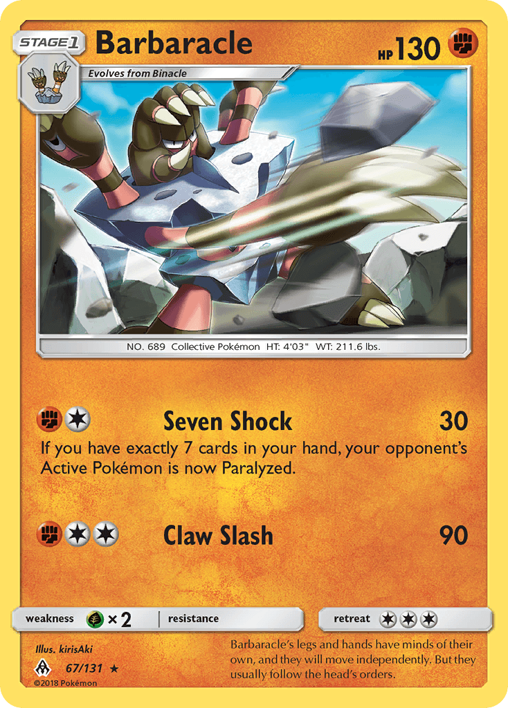 Barbaracle [Reverse Holo]