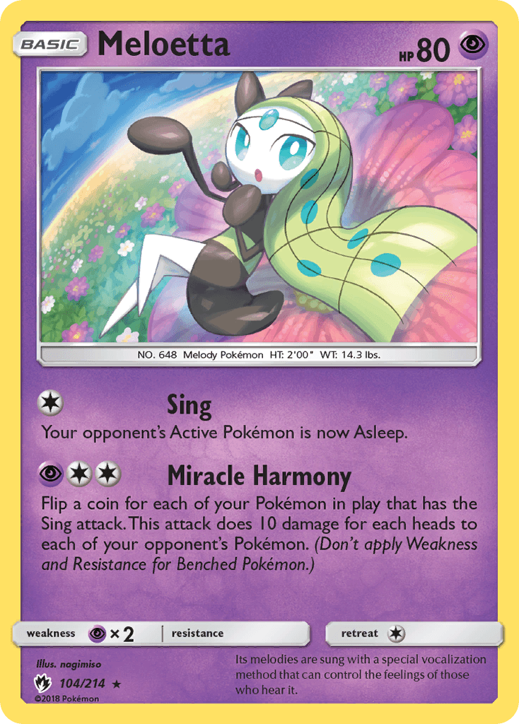 Meloetta [Reverse Holo]