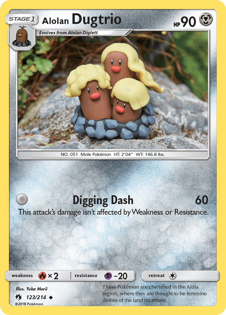 Alolan Dugtrio [Reverse Holo]