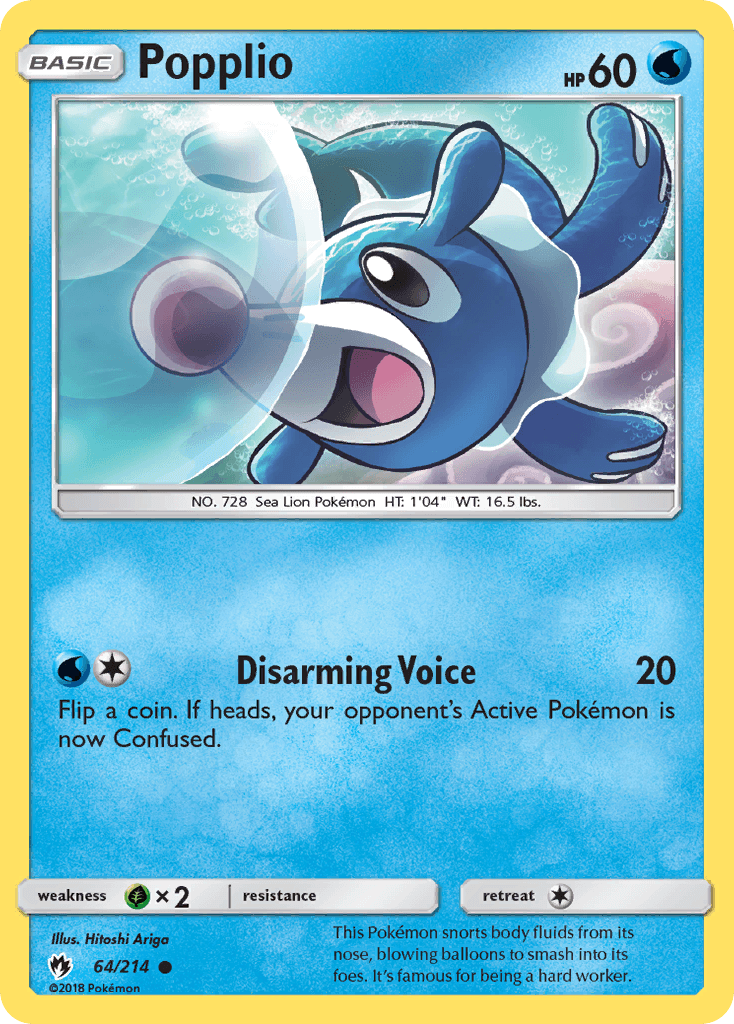 Popplio [Reverse Holo]