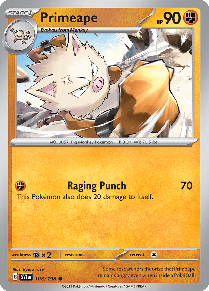 Primeape [Reverse Holo]