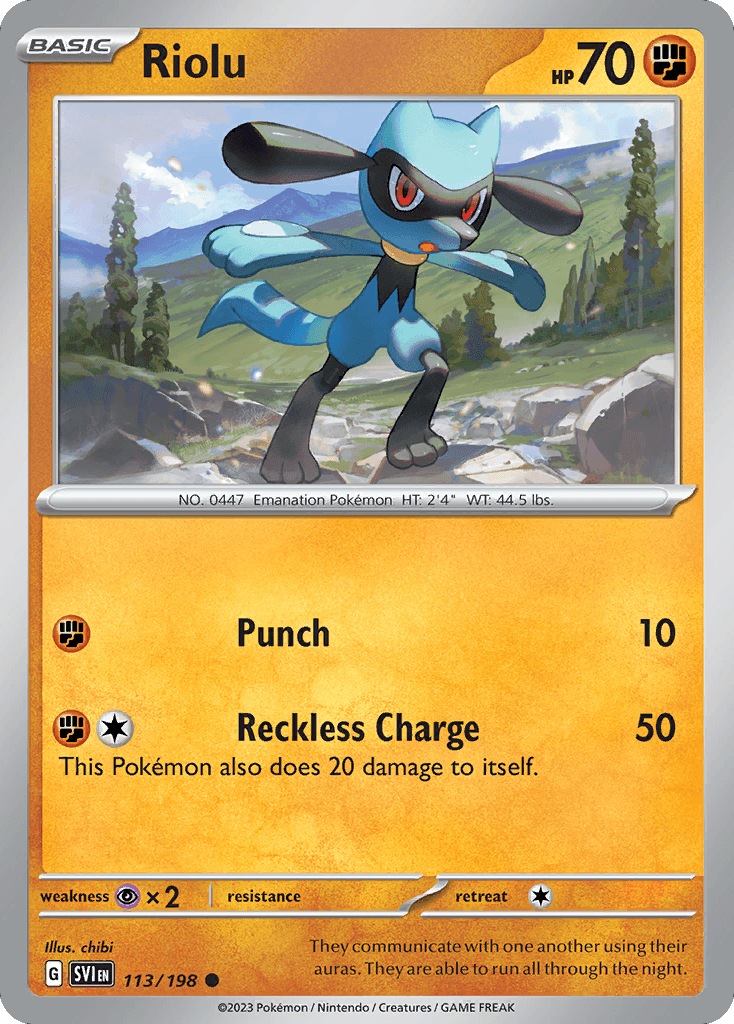 Riolu [Reverse Holo]