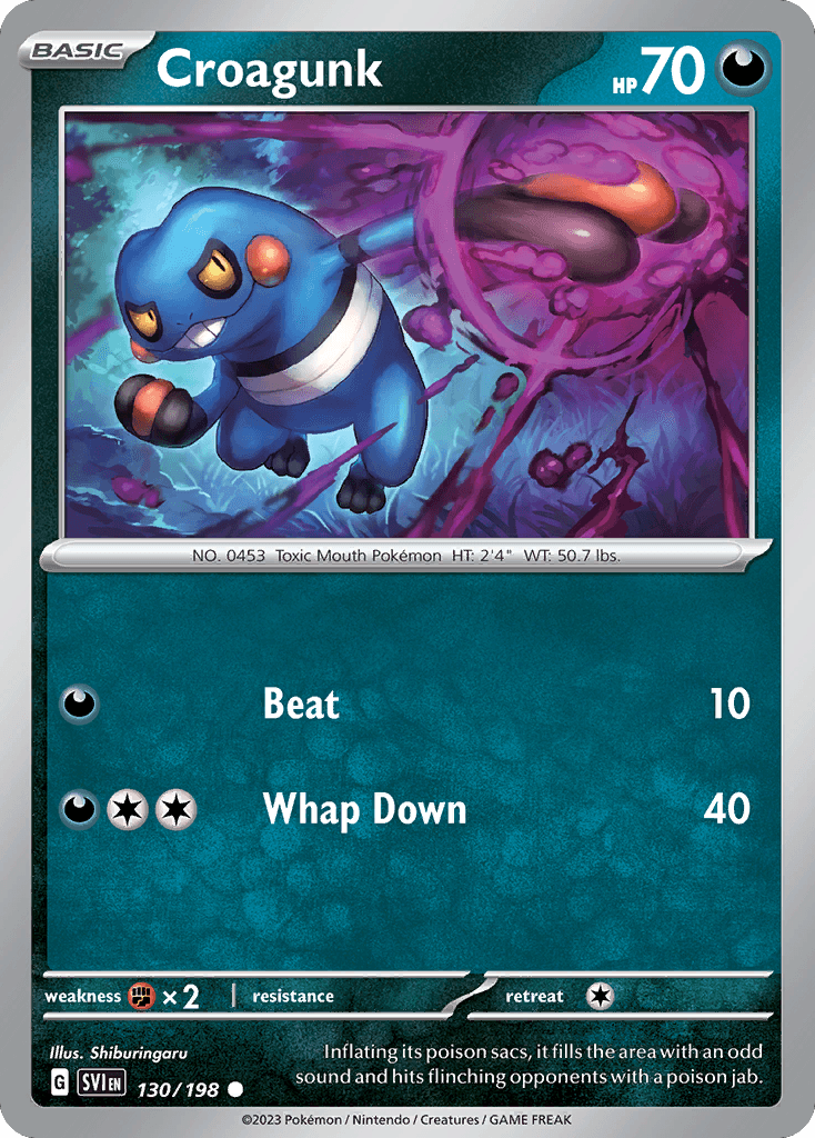 Croagunk [Reverse Holo]