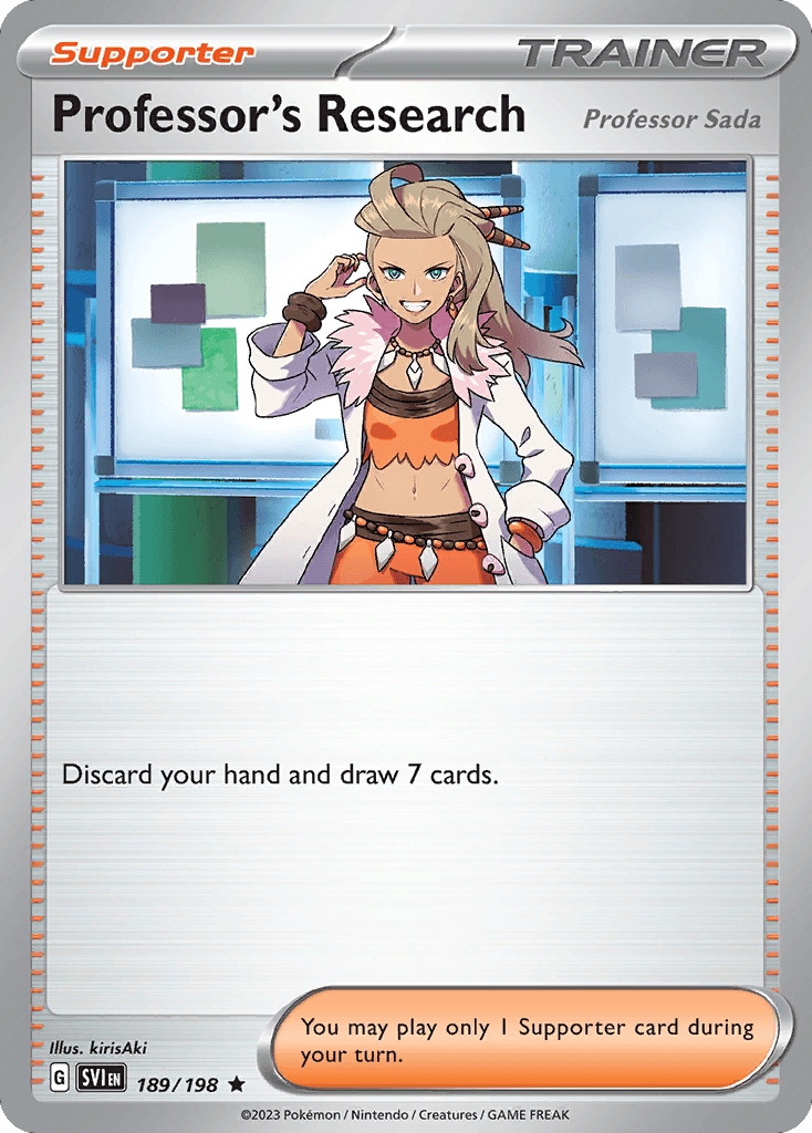 Professor's Research (Professor Sada) [Reverse Holo]