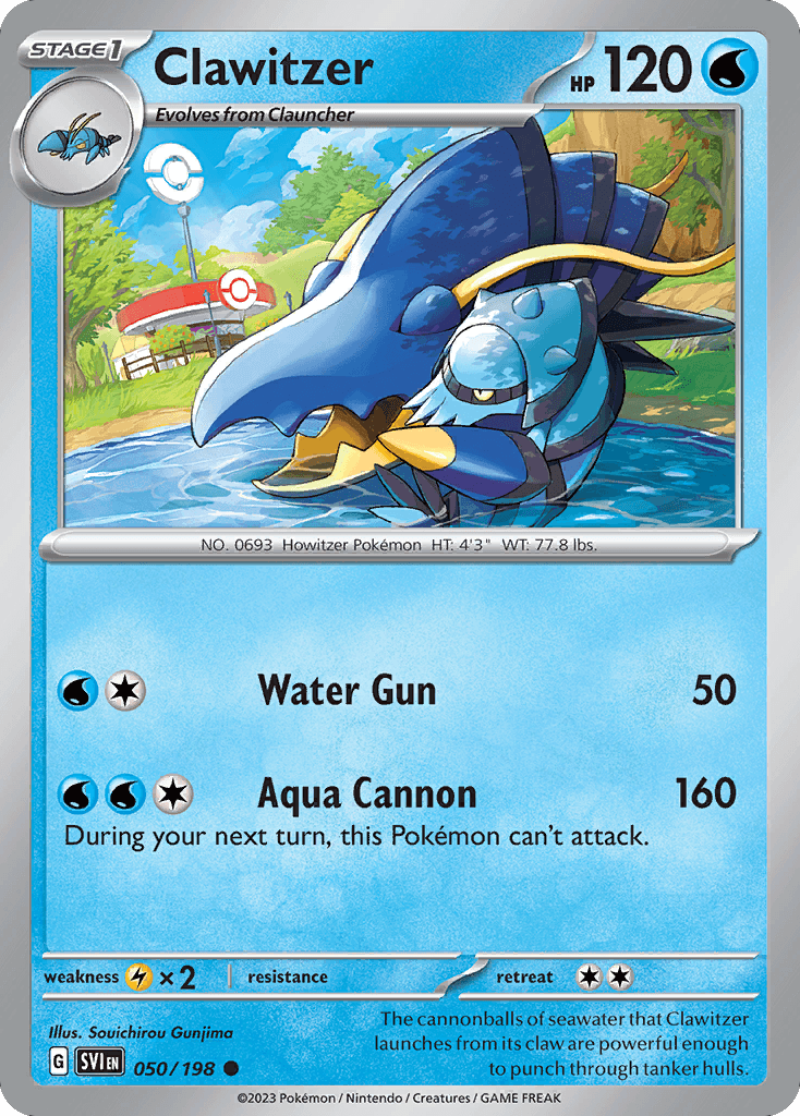 Clawitzer [Reverse Holo]