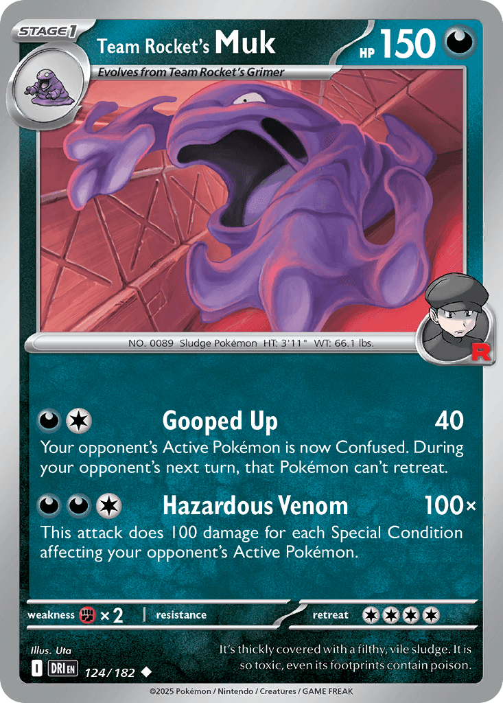 Team Rocket's Muk [Reverse Holo]