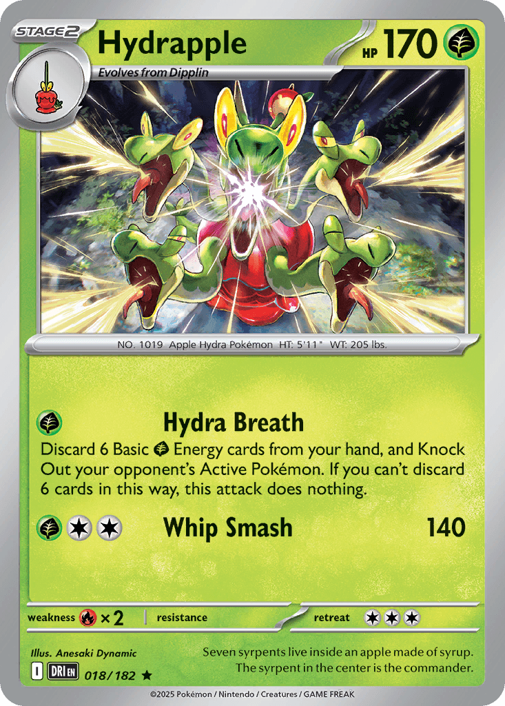 Hydrapple [Reverse Holo]