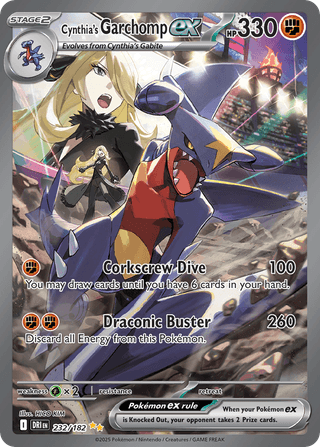 Cynthia's Garchomp ex — Destined Rivals