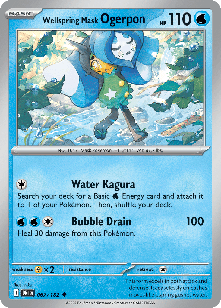 Wellspring Mask Ogerpon [Reverse Holo]