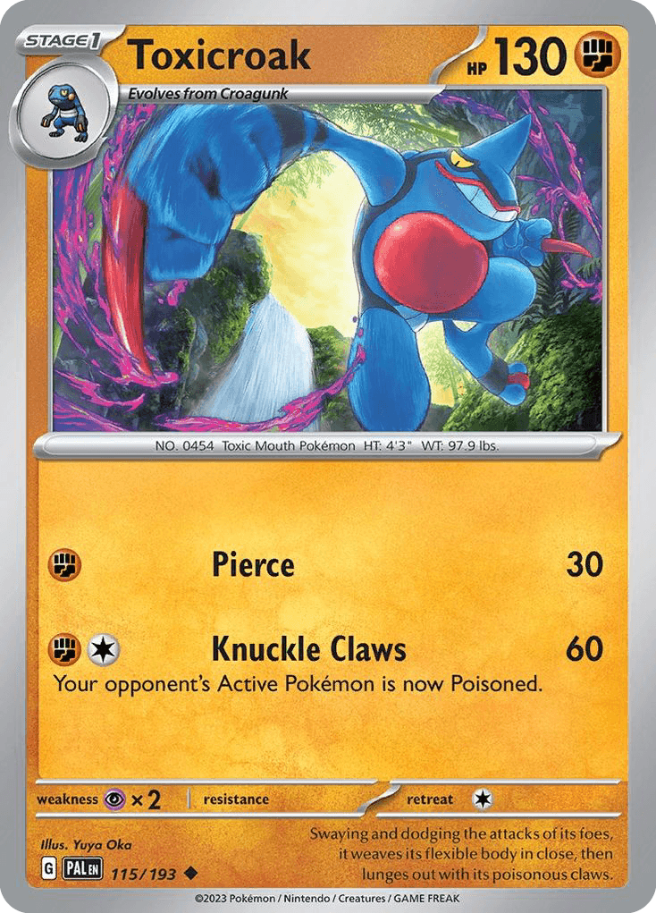 Toxicroak [Reverse Holo]