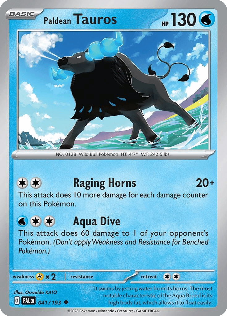 Paldean Tauros [Reverse Holo]