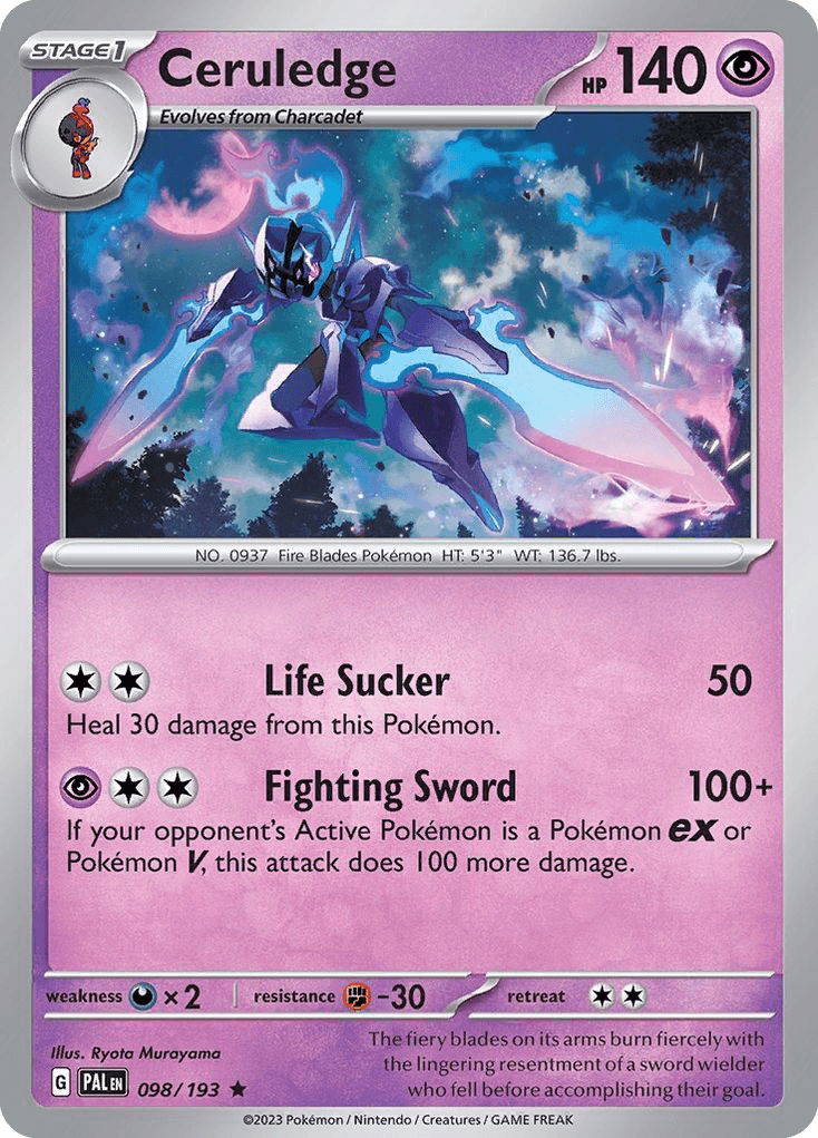 Ceruledge [Cosmos Holo]