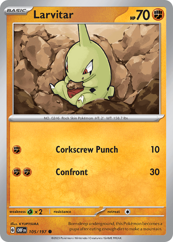 Larvitar [Cosmos Holo]