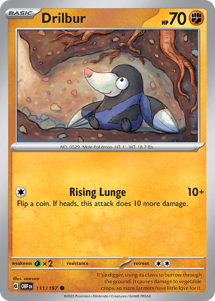 Drilbur [Reverse Holo]