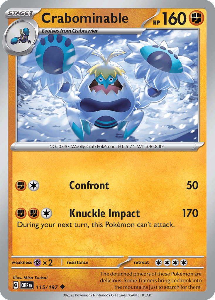 Crabominable [Reverse Holo]