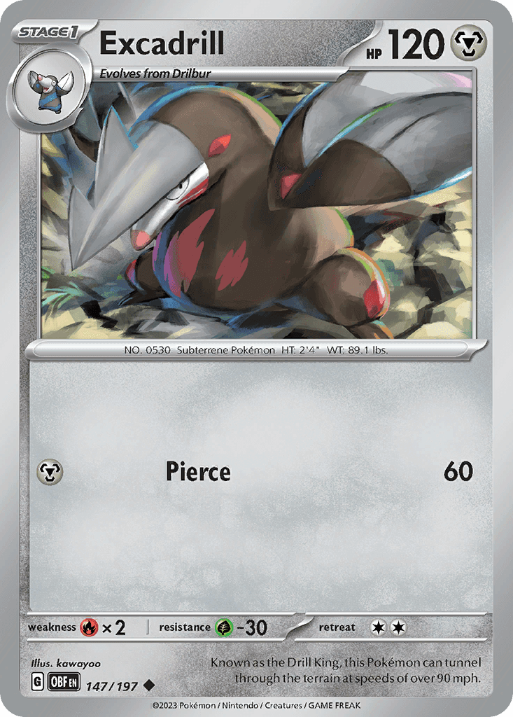 Excadrill [Reverse Holo]
