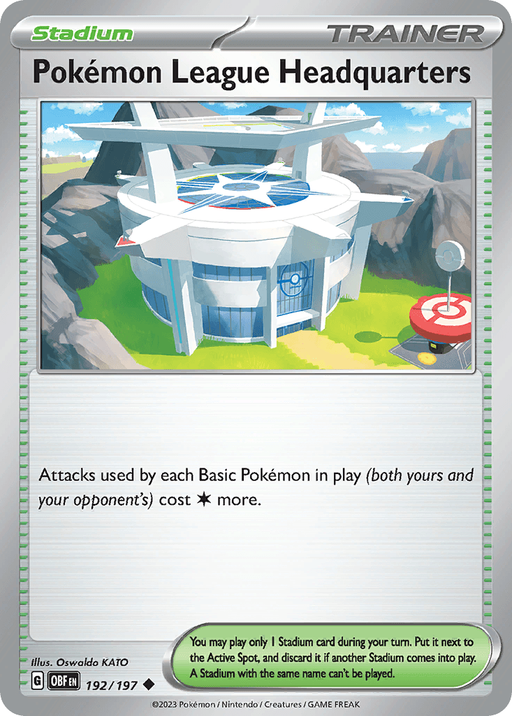 Pokémon League Headquarters [Reverse Holo]