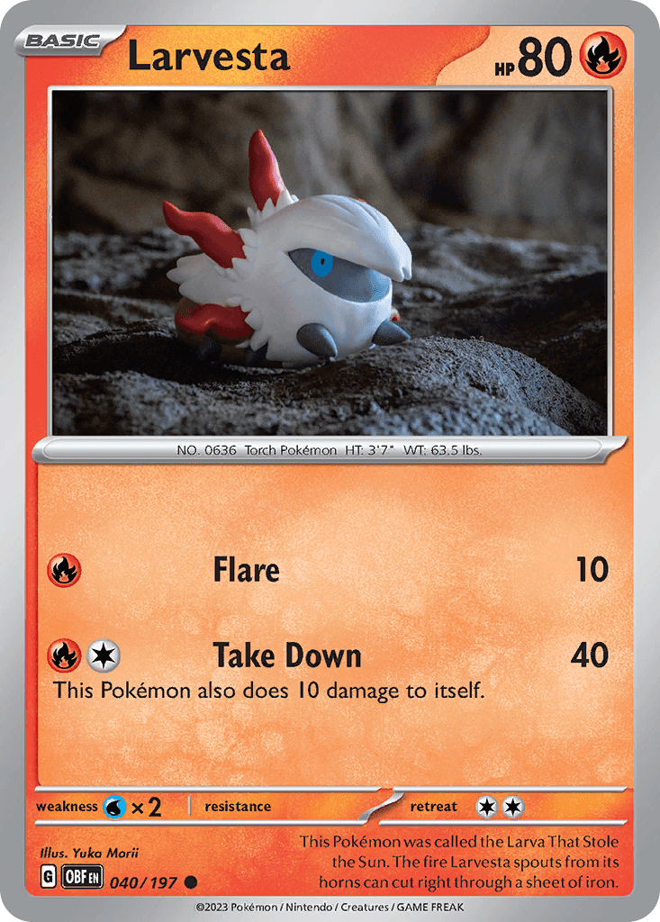 Larvesta [Reverse Holo]