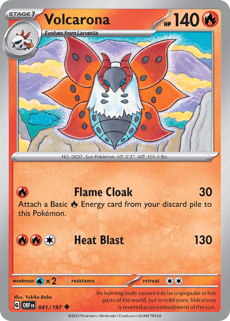 Volcarona [Reverse Holo]