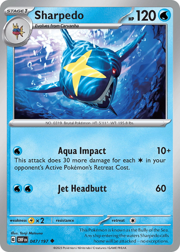 Sharpedo [Reverse Holo]