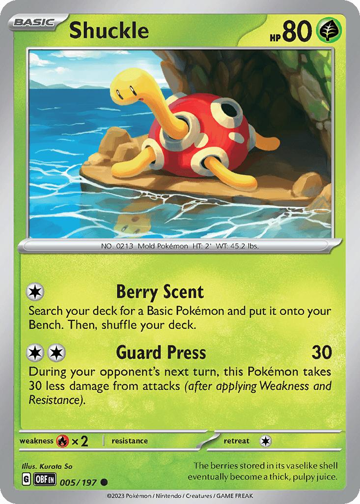 Shuckle [Reverse Holo]