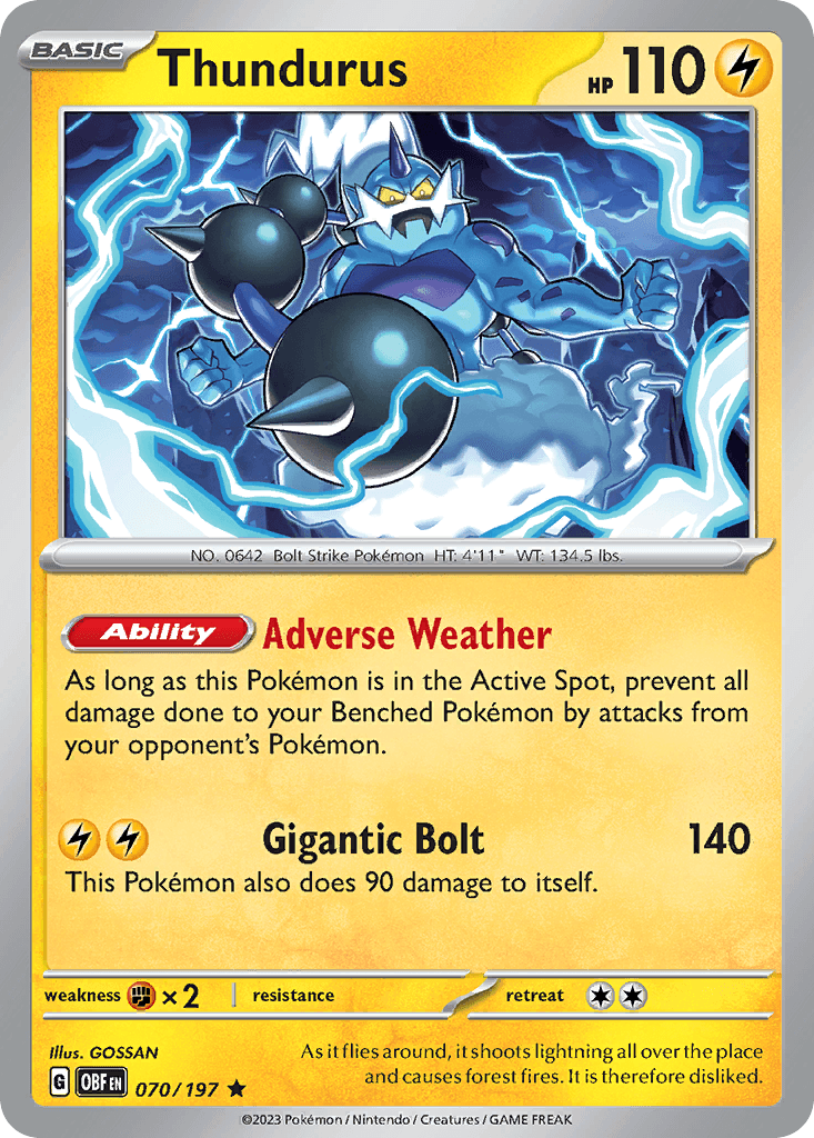 Thundurus [Reverse Holo]