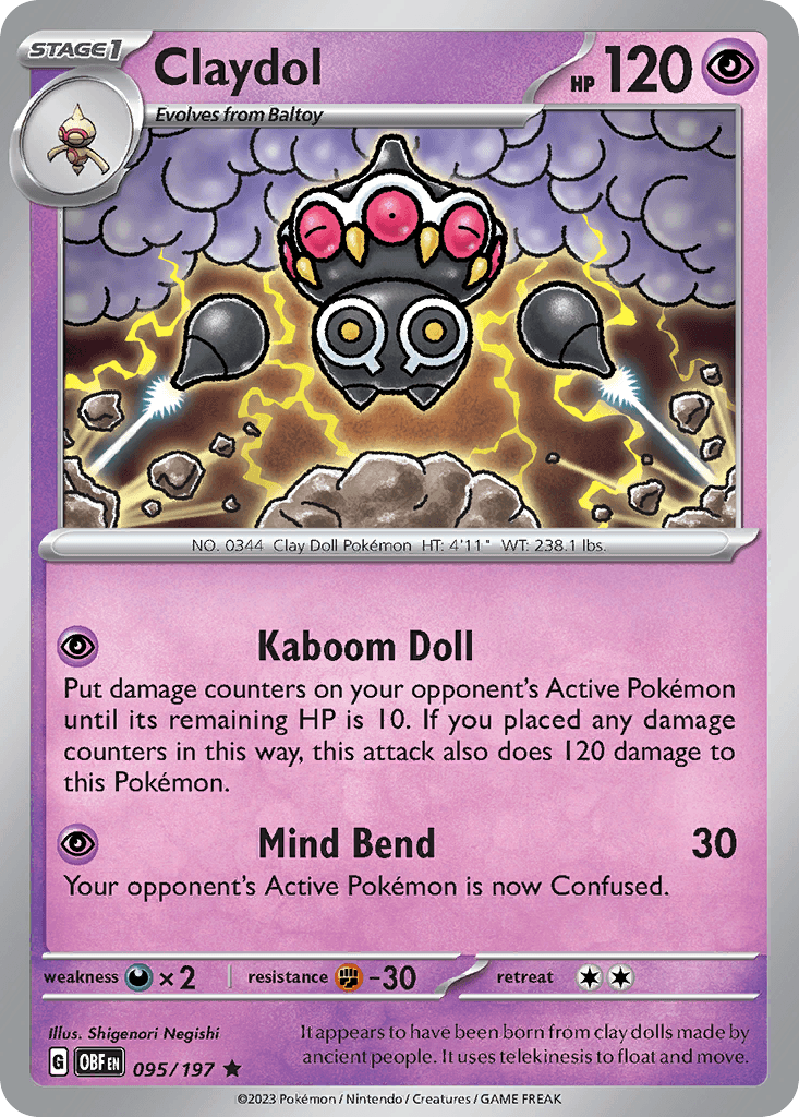 Claydol [Reverse Holo]