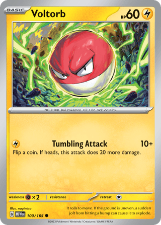 Voltorb [Cosmos Professor Program] — Scarlet & Violet Black Star Promos