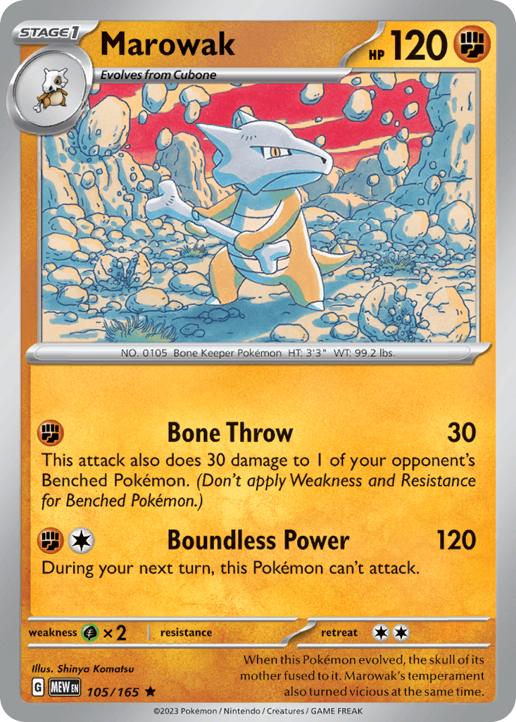 Marowak [Reverse Holo]