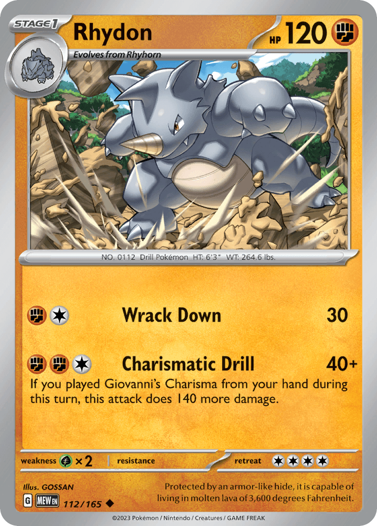 Rhydon [Reverse Holo]