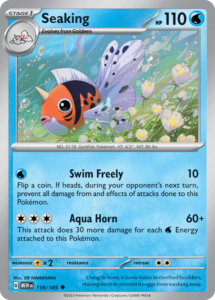 Seaking [Reverse Holo]