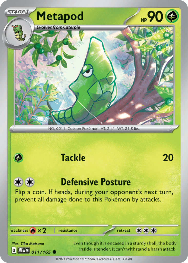 Metapod [Reverse Holo]