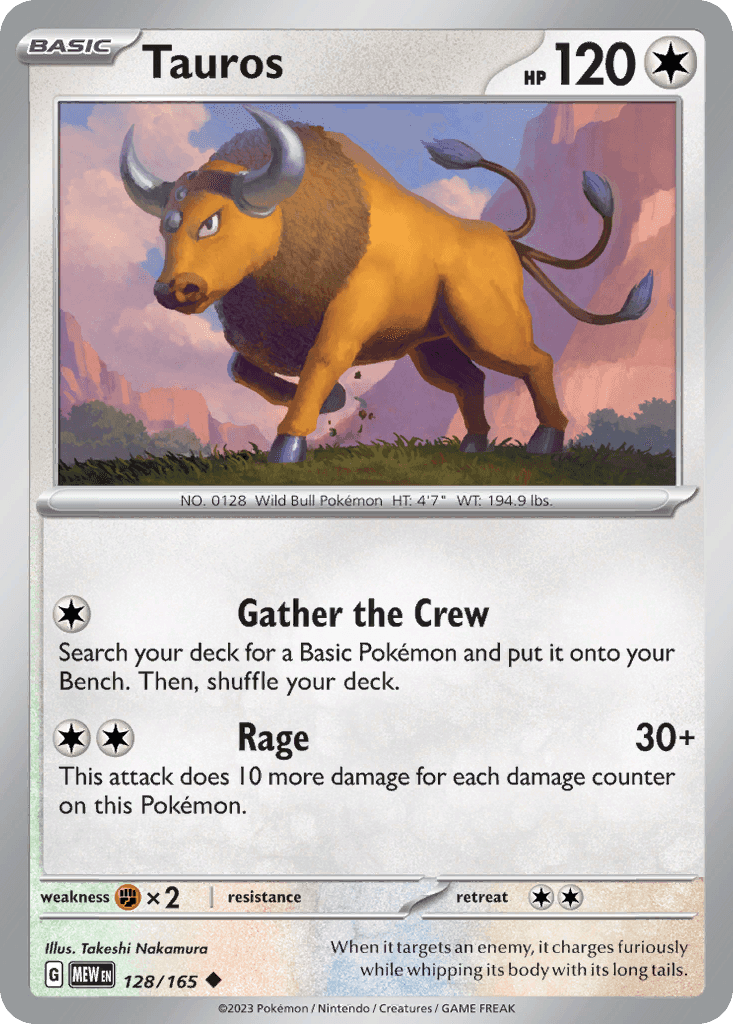 Tauros [Reverse Holo]