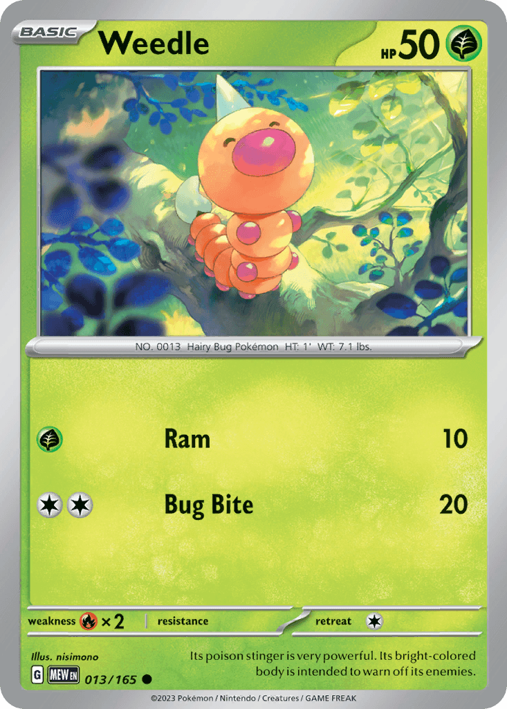 Weedle [Reverse Holo]