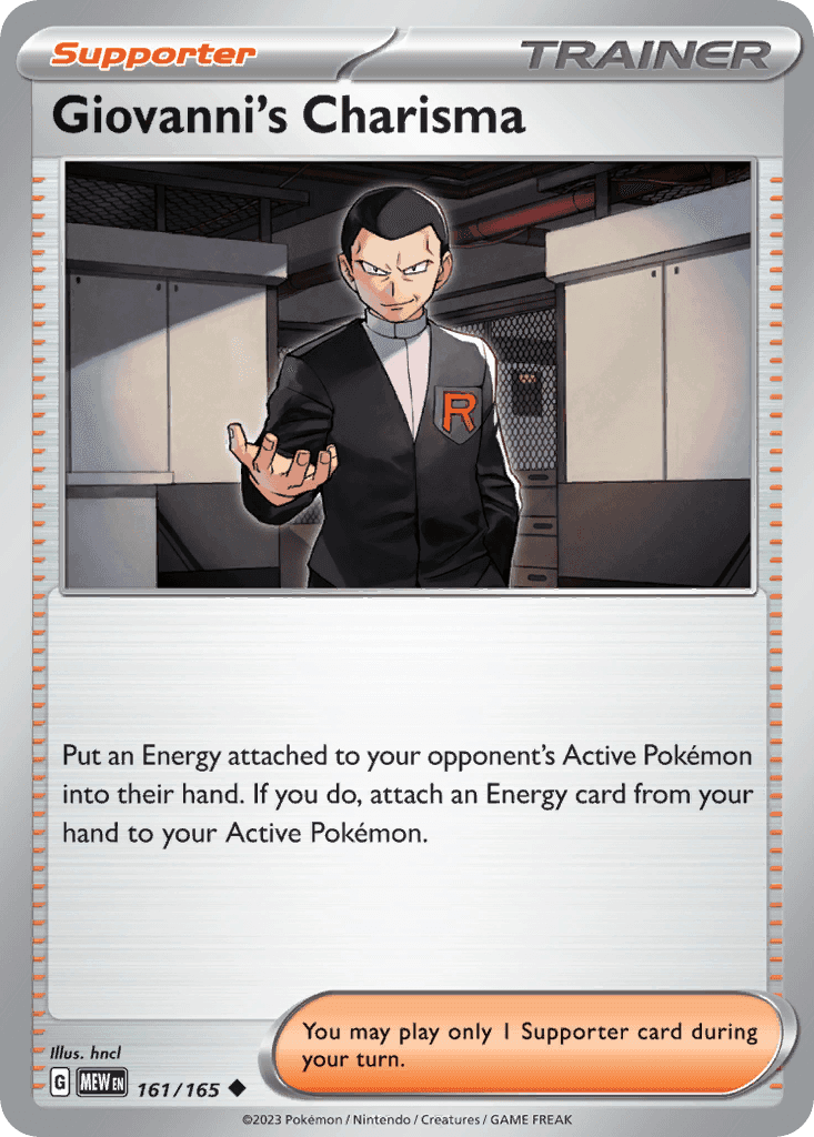 Giovanni's Charisma [Reverse Holo]