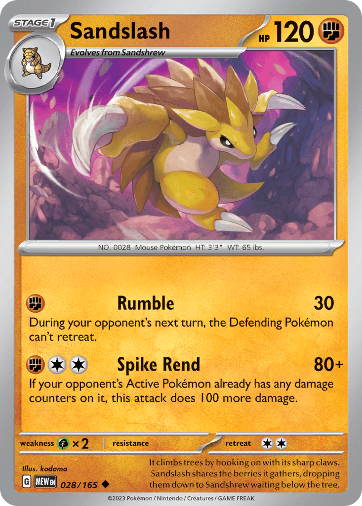 Sandslash [Reverse Holo]