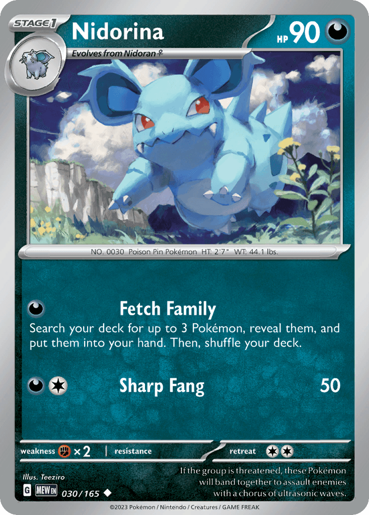 Nidorina [Reverse Holo]