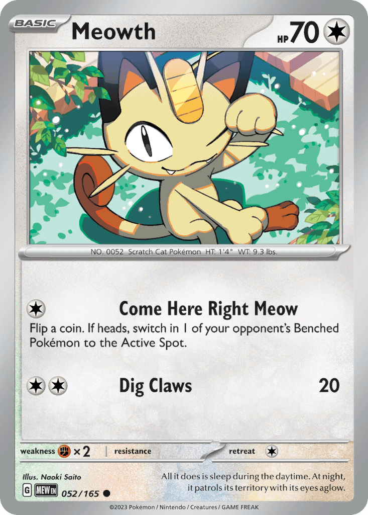 Meowth [Reverse Holo]