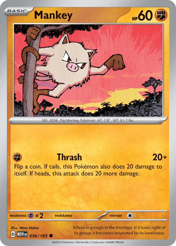 Mankey [Reverse Holo]
