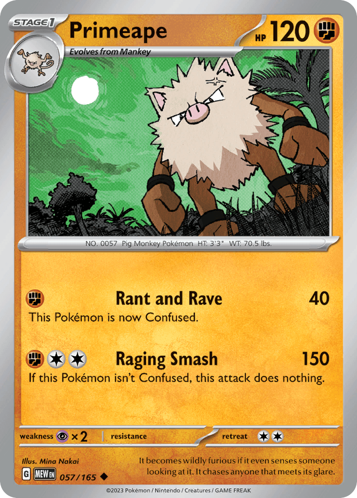 Primeape [Reverse Holo]