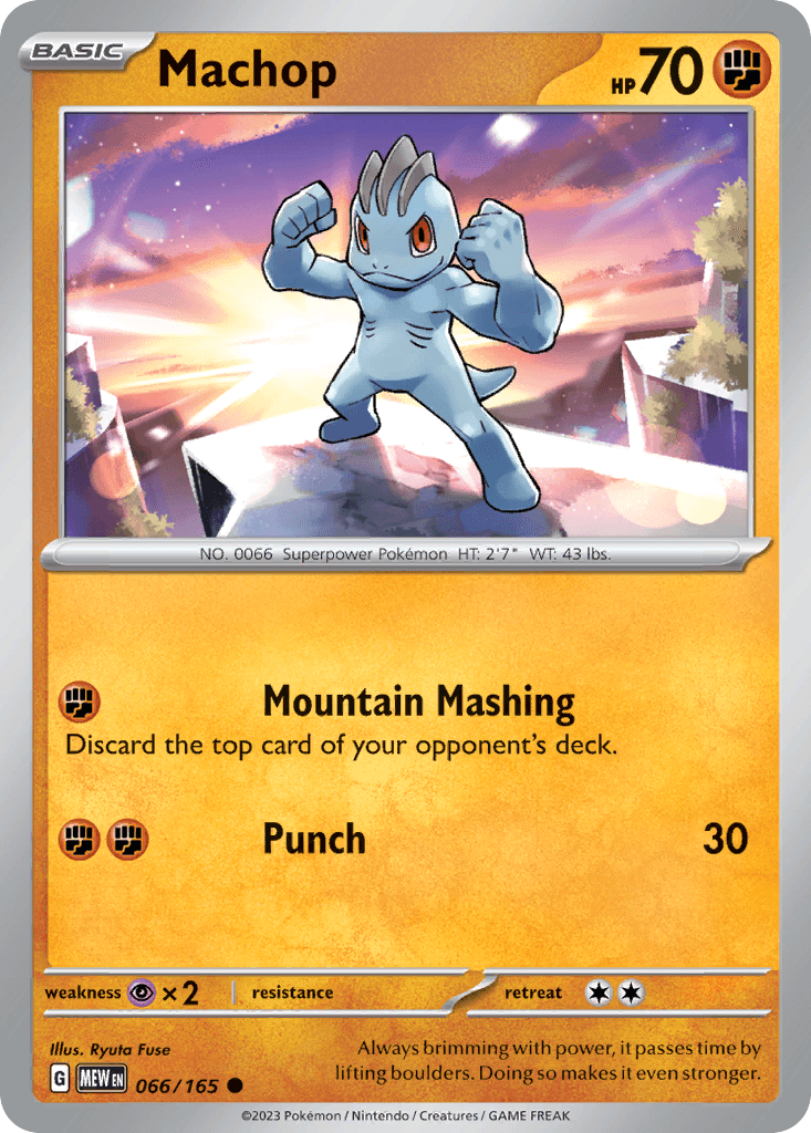 Machop [Reverse Holo]