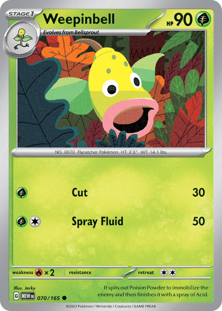 Weepinbell [Reverse Holo]