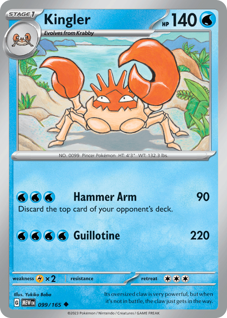 Kingler [Reverse Holo]