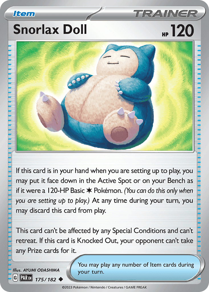 Snorlax Doll [Reverse Holo]