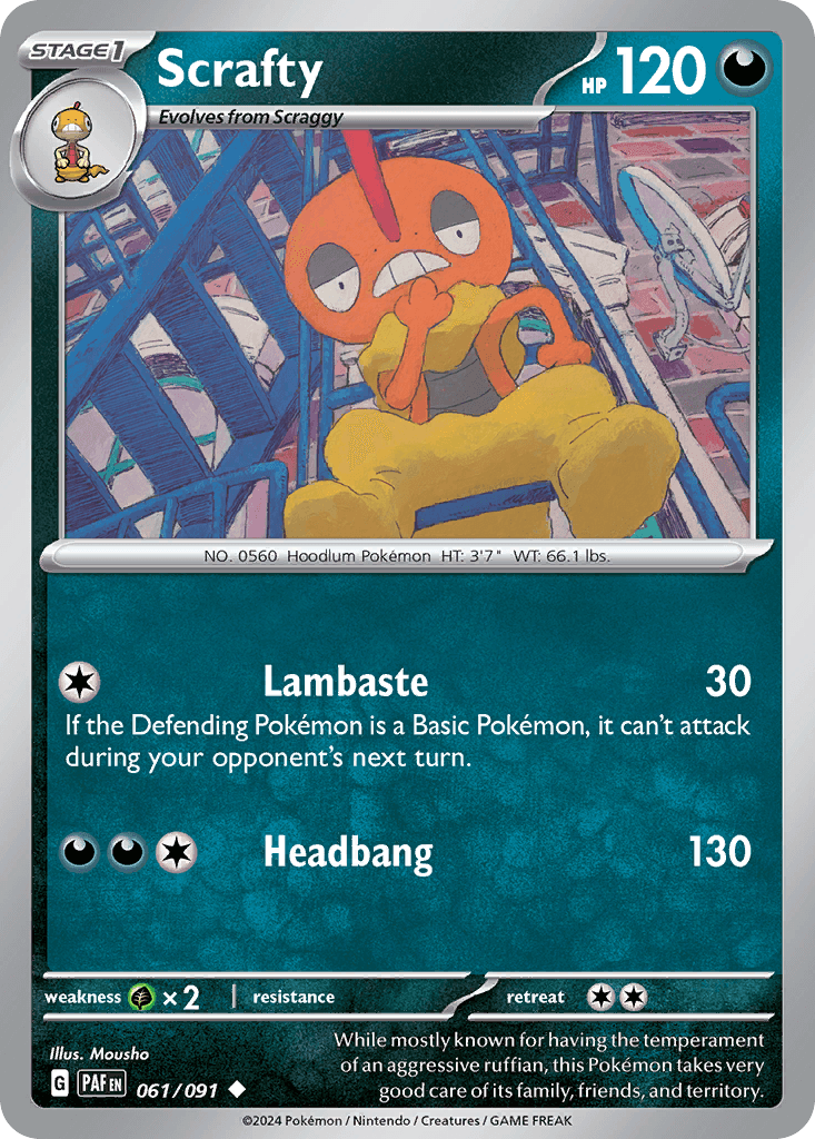 Scrafty [Reverse Holo]