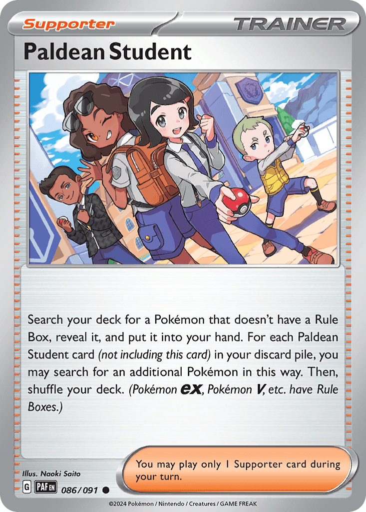 Paldean Student [Reverse Holo]